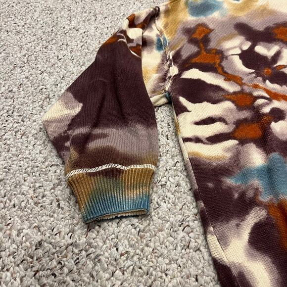 Natural Life Taylor Oversized Sweater Sunrise Tie Dye Sz S/M Cotton Boho - Picture 3 of 6